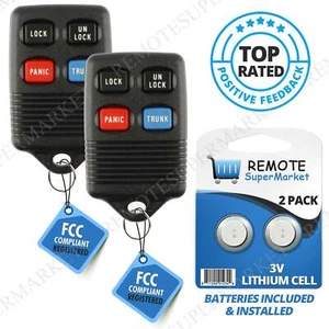 2 For 1993 1994 1995 1996 1997 Ford Mustang Probe Taurus Keyless Remote Key Fob - Picture 1 of 1