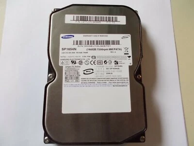 Hard Drive, Samsung 160GB/ 7200rpm/ GB Ide, 3 1/2in (3,5 Inch), Ide, SU200 - Image 1 of 4
