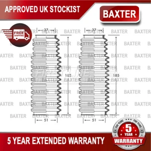 Fits BMW 3 Series 1990-2007 Z3 1995-2003 Baxter Front Steering Rack Boot Set - Picture 1 of 3