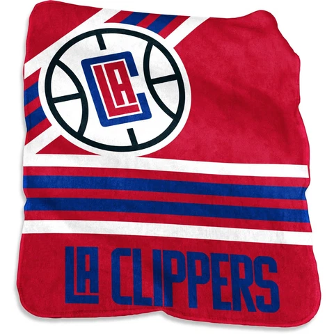 Los Angeles Clippers NBA 50'' x 60'' Plush Raschel Throw Blanket Cover