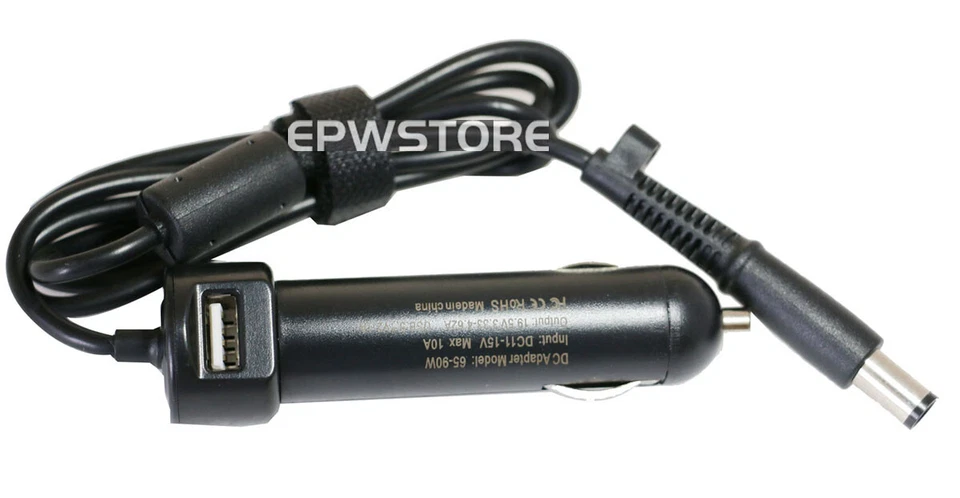 19.5V 4.74A 90W Dc Car Adapter Charger For HP Compaq Series 6720s 6720t 6730b - Bild 1 von 4
