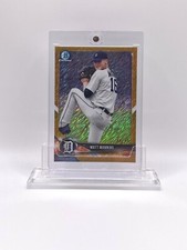 Matt Manning 2018 Bowman Chrome RARE #/50 GOLD SHIMMER Refractor Rookie Card RC