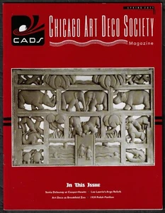CHICAGO ART DECO SOCIETY MAGAZINE 2011 Sonia Delaunay Brookfield Zoo Lee Lawrie+ - Bild 1 von 7