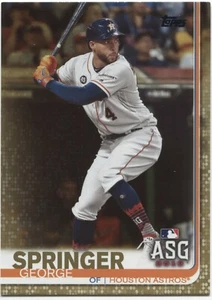GEORGE SPRINGER 2019 Topps Update GOLD Parallel #to/2019 - HOUSTON ASTROS- #US92 - Picture 1 of 1