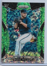 Bryse Wilson 2019 Panini Prizm Lime Green Donut Circles /199 Rookie Card RC #38