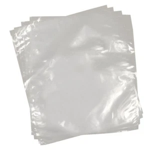 500 durchsichtige Polyethylen-Plastiktüten 15 Zoll x 20 Zoll oben offen 375 x 500 mm Handwerk leicht - Bild 1 von 2