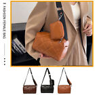 Ladies Messenger Bag Diamond Lattice PU Composite Shoulder Bag for Daily Leisure