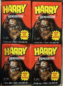 1987 Topps Harry And The Hendersons Cards, 1 Sealed Wax Pack From Box, 9 Cards - Bild 1 von 2