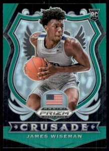 2020-21 Panini Prizm Draft Picks Prizms Green #82 James Wiseman CR - Picture 1 of 2