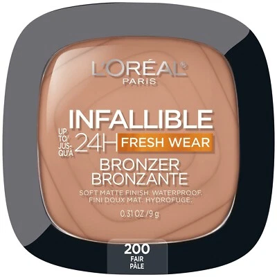 Loreal Infallible 24H Fresh Wear Bronzer Sealed 0.31 oz Each 200 - Fair - Image 1 of 2
