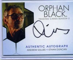 CRYPTOZOIC ORPHAN BLACK SEASON 2 ANDREW GILLIES as ETHAN DUNCAN AUTOGRAPH