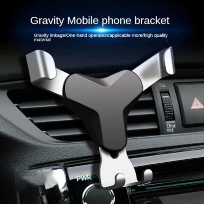 1X Universal Mobile Car Phone Holder Air Vent Gravity Design Mount Cradle Stand↟ - Image 1 of 4