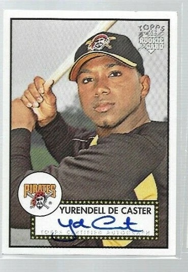 2006 Topps 52 Yurendell De Caster Autograph Card #52S-YD Pirates - Image 1 of 1