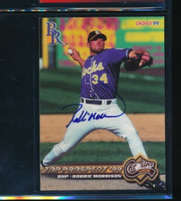 1999 Choice Robbie Morrison Wilmington Blue Rocks Signed Autograph (DO28) SWSW6