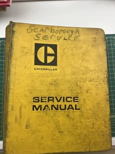 CAT Caterpillar 14G SERVICE SHOP REPAIR MANUAL MOTOR GRADER BINDER sn 96U. C15 - Picture 1 of 6