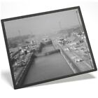 Placemat Mousemat 8x10 BW - Panama Canal Pacific Ocean  #39345