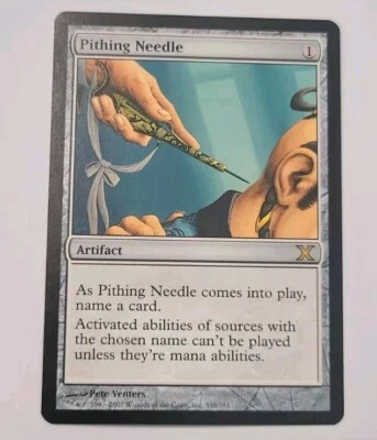 Magic The Gathering 10th Edition Pithing Needle #338/383  MTG  - Image 1 of 2