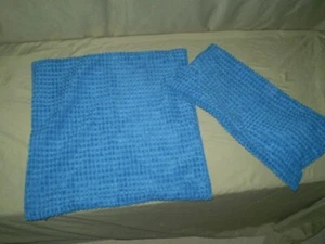 2 Miulle weiche königsblau Cord große Kissenbezüge 18x18 Zoll #001 - Bild 1 von 1