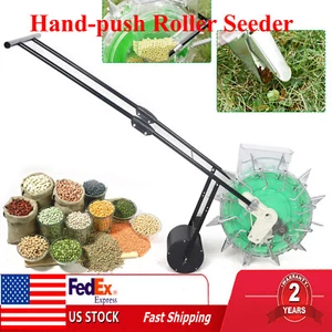 Hand-push Roller Seeder Peanut Corn Fertilizer Applicator Manual Seeding Tool - Picture 1 of 20