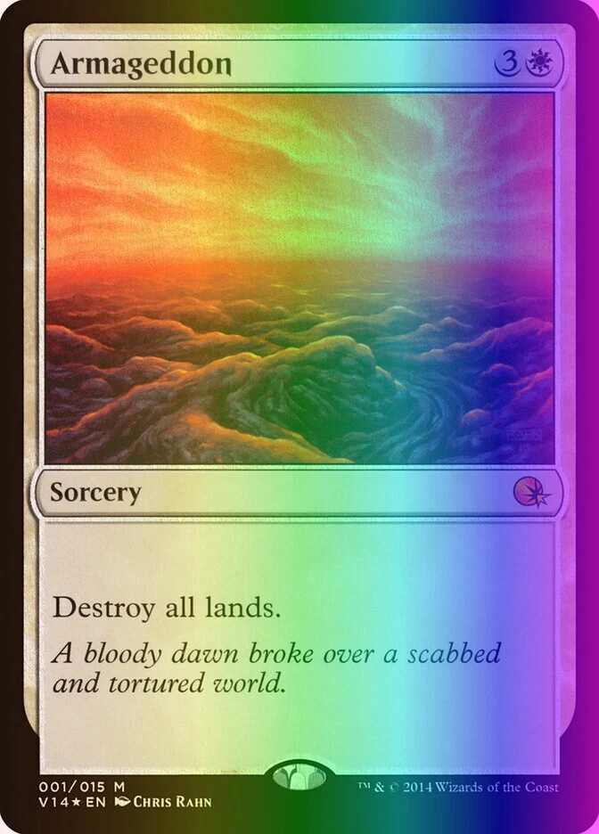 MTG Magic the Gathering Armageddon (1/15) FTV Annihilation  NM FOIL - Image 1 of 1