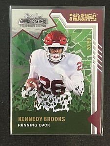 2021 Wild Card KENNEDY BROOKS Rookie GREEN Smashing RC SP /50 EAGLES Oklahoma