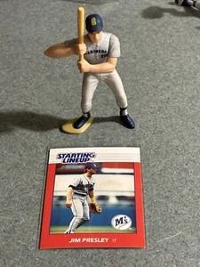 1988 Kenner Starting Lineup JIM PRESLEY SLU OPEN FIGURE WITH CARD - Picture 1 of 1