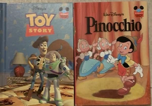 Lot Of 2 Disney’s Wonderful Word Of Reading Hardcover Books Grolier ACCEPTABLE!? - Picture 1 of 24