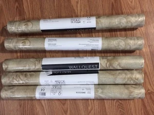 6 Rolls Wallquest ecochic wallpaper, each roll 56 square feet - Picture 1 of 2