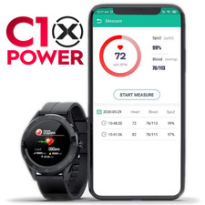 C10X power SMARTWATCH ORIGINALE touchscreen SMARTWATCH MULTIFUNZIONALE APP SPORT