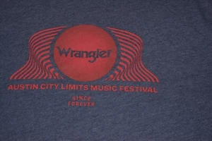 2XL blau Austin City Limits Musik Festival Shirt Wrangler Made in Guatemala - Bild 1 von 3