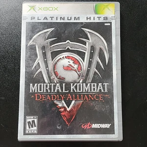 Mortal Kombat Deadly Alliance Platinum Hits Xbox CIB, Manual, Case, Tested - Picture 1 of 17