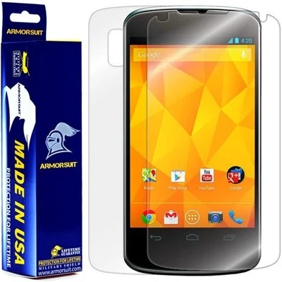 ArmorSuit MilitaryShield LG Nexus 4 HD Clear Film Screen Protector Made in USA - Image 1 of 4