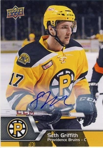 2014-15 Upper Deck AHL SETH GRIFFITH Autograph Auto Rookie #2 Bruins - Bild 1 von 1