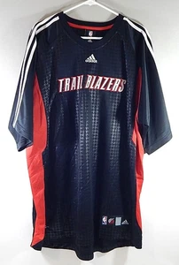 Camisa de calentamiento Portland Trail Blazers Adidas Climalite Team emitida negra 4XL alta - Imagen 1 de 3