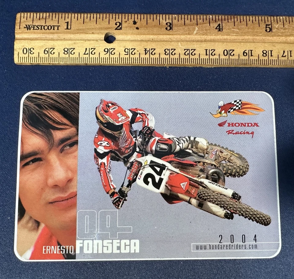 Vintage Fox Racing Head MOTO X Sticker Decal Motocross Ernesto Fonseca Honda MX - Image 1 of 1