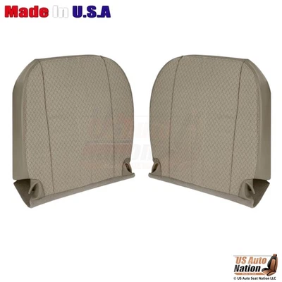 Fundas de asiento delanteras inferiores neutras de tela para Chevrolet Express 2003-2009 Foto 1 de 4