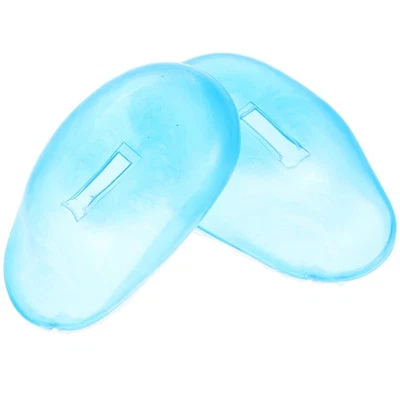  2Pcs Hair Salon Dye Hair Silicone Ear Protection Tool Cover morbida per - Image 1 of 4