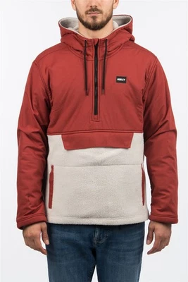 Hurley Anorak Zip Mens Hudson Burrito Red White - Image 1 of 4