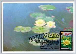 #4046 Wonders of America Largest Flower American Lotus FDC Maxi Card - Picture 1 of 2