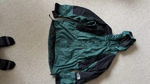 Vintage The North Face Parka GORETEX Mountain Hooded Jacket Sz XL Green Black - Picture 1 of 16