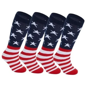 4 Pairs Kids Soccer Socks Baseball 12-14 Years American Flag*4 Big Kid - Picture 1 of 8