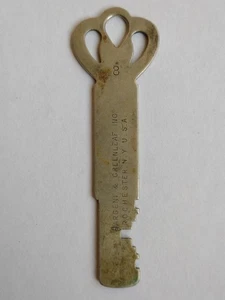 Sargent & Green Leaf Co. #8 Key, Rochester N.Y. U.S.A., Vintage - Picture 1 of 3