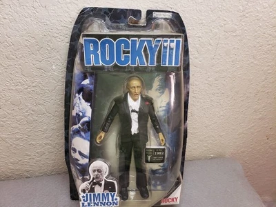 Figura Jakks Pacific Rocky III Anunciador de Anillo Jimmy Lennon NUEVA EN PAQUETE Foto 1 de 4