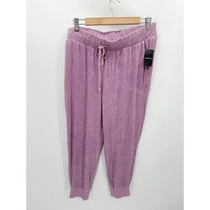 Torrid Hose Damen 2 2X Neu mit Etikett lila mauve Waschung superweich kurz Lounge Jogginghose - Bild 1 von 9