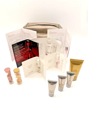 Lote de 15 - Productos de belleza y bolsa Elizabeth Arden + muestras de Clarins - Nuevo sin caja Foto 1 de 4