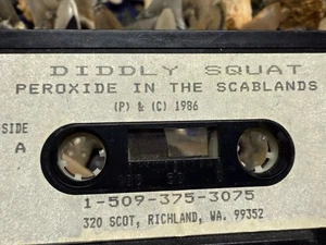 1986 DIDDLY SQUAT PEROXIDE IN THE SCABLANDS DEMO HARDCORE PUNK RICHLAND VIRGINIA - Imagen 1 de 4