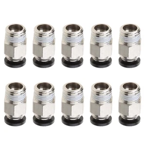for 1.75mm PTFE 3D Printer V6 Pneumatic Quick Connector Fitting PC4 01 M10 10Pcs - Afbeelding 1 van 8