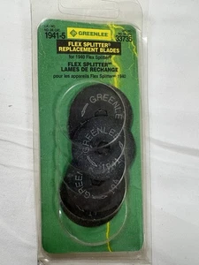 Cuchillas de repuesto divisor flexible Greenlee 1941-5 para herramienta 1940 nuevas - Imagen 1 de 5