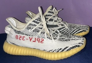 Adidas Yeezy Boost 350 V2 Low Zebra Athletic Shoe Men's Size 7 White/Black (2017 - Picture 1 of 6