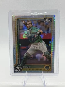 2025 Topps Chrome - Shea Langeliers #58 Prism Refractor - Bild 1 von 2